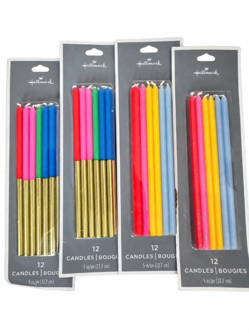 Hallmark Long Birthday Candles 48 Count 4 Packs 5 Inch Unused